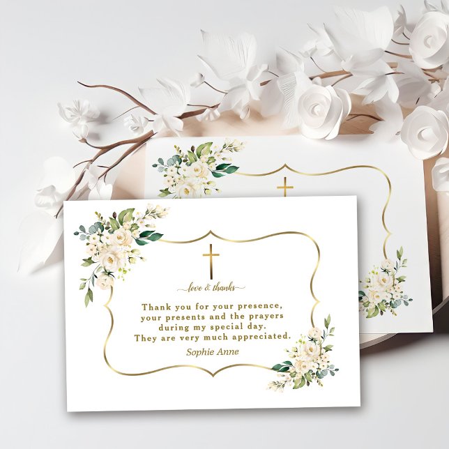 Charm Invitation De Bautizo Con Flores Baptism (Creator Uploaded)