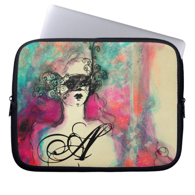 CHARM MONOGRAM by Bulgan Lumini Laptop Sleeve (Front)