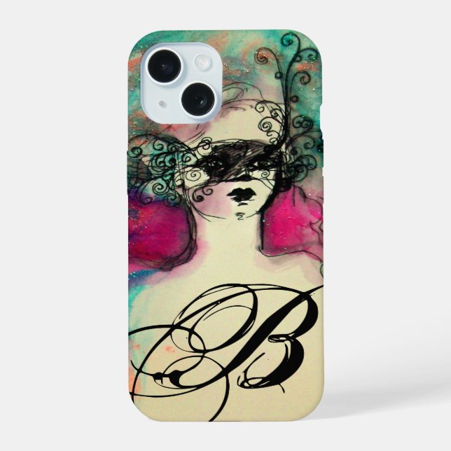 CHARM MONOGRAM iPhone 15 CASE (Back)