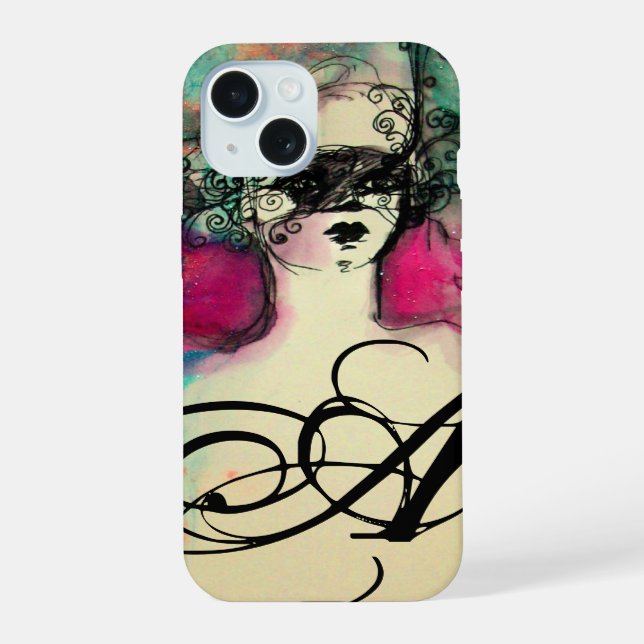CHARM MONOGRAM iPhone 15 CASE (Back)