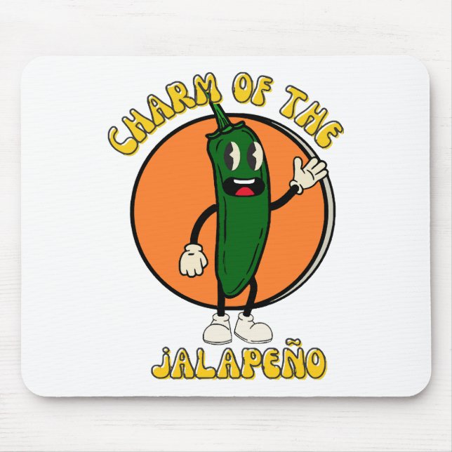 Charm of the Jalapeño Mouse Pad (Front)