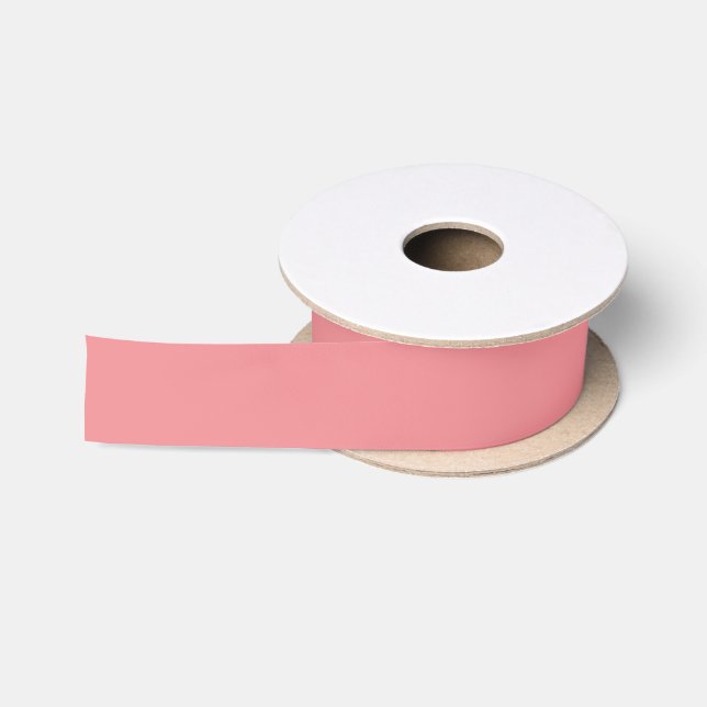 Charm Pink Solid Colour Satin Ribbon (Spool)