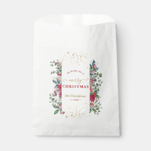 Charm We Wish You A Merry Christmas Wreath  Favour Bags