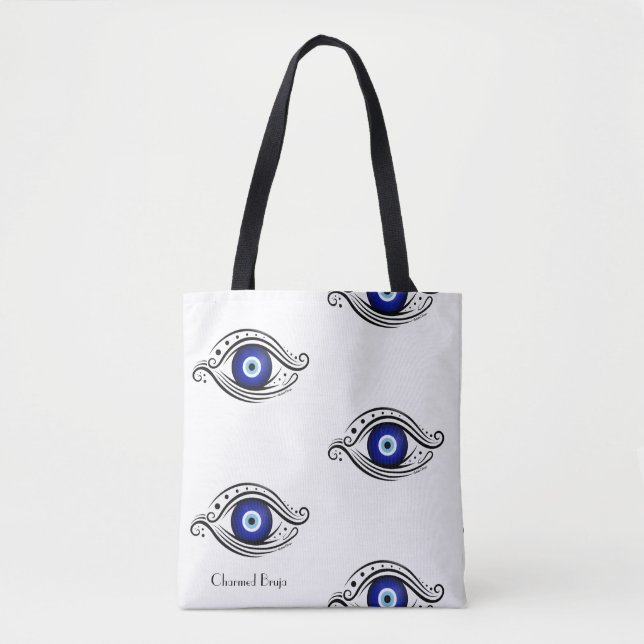 CHARMED BRUJA EVIL EYE PROTECTION BAG (Front)