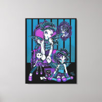 "Charmed" Gothic Couture Fairy Wrapped Canvas