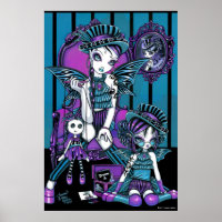 "Charmed" Gothic Couture Magical Fairy Poster