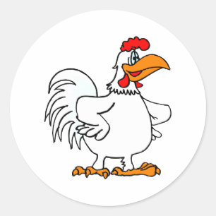 Charmichael Chicken Classic Round Sticker