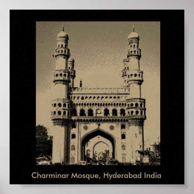 Charminar Mosque Poster (Front)