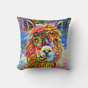 Charming Alpaca Expression Cushion