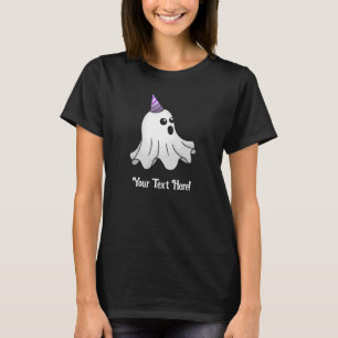 Charming and Spooky Halloween Ghost T-Shirt