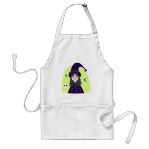 Charming Angry Cute Witch Standard Apron