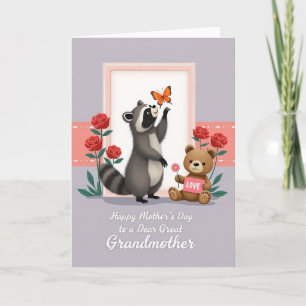 Charming Animals Mothers Day Card