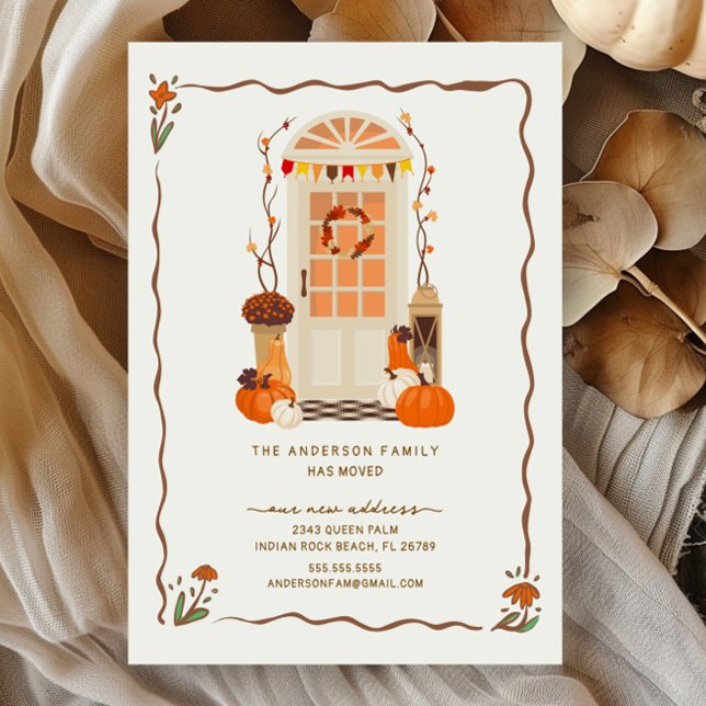 Charming Autumn Door Moving Announcement (Creator Uploaded)