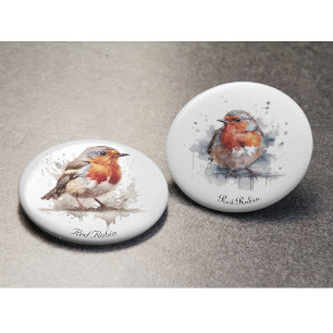Charming Backyard Robin, custom Bottle Opener