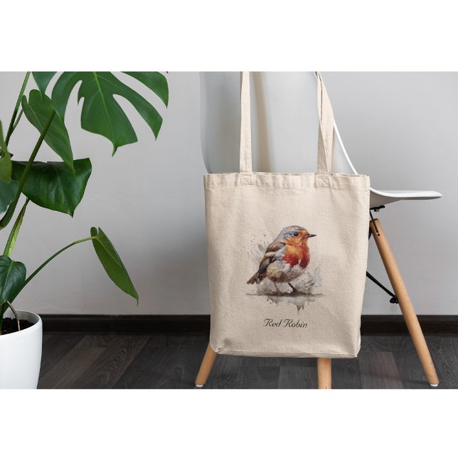 Charming Backyard Robin, custom Tote Bag (Creator Uploaded)