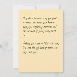 Charming Beagle Dog Holiday Greetings Flat Holiday Card