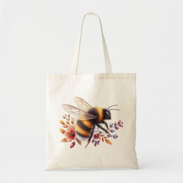 Charming Bee Tote Bag (Front)