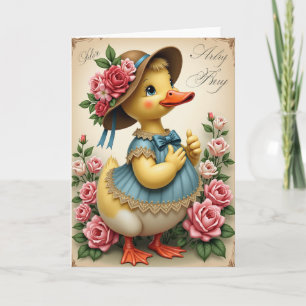 Charming Bird Friend Hello Card
