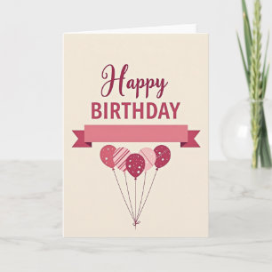 Charming Birthday Banner Card