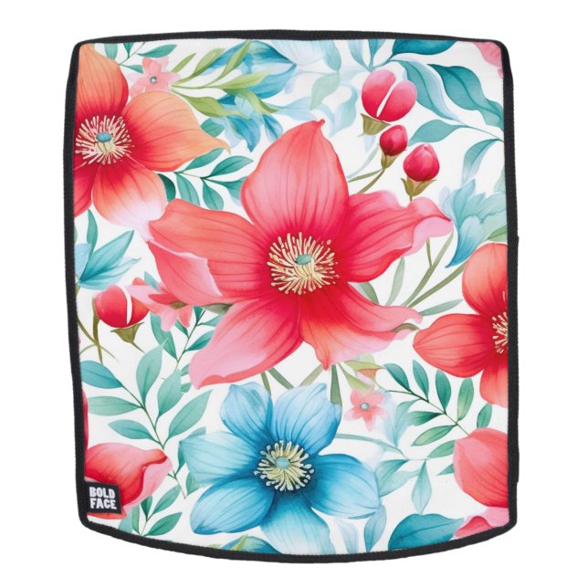 Charming Bouquet Ranya Pattern-65292 Backpack (Removable Face)