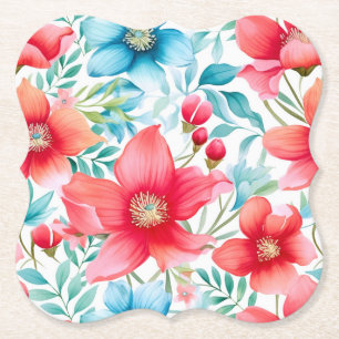 Charming Bouquet Ranya Pattern-65292 Paper Coaster