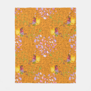 Charming Butterflies Fleece Blanket