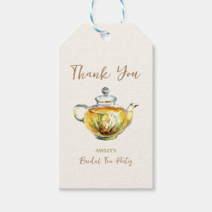 CHARMING Camomile Bridal Tea Party Gift Tags