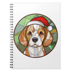 Charming Canine Cheer: Beagle themed Christmas Notebook