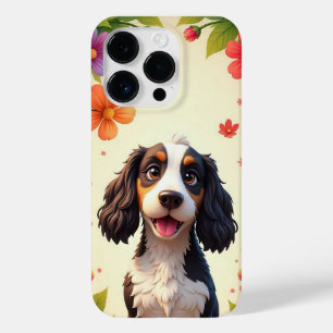 🐶 Charming Cartoon-Style Dog Joy ✨ Cute Playful Case-Mate iPhone 14 Pro Case