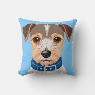 Charming Cartoon-Style Small Dog Pet Lover Gift Cushion
