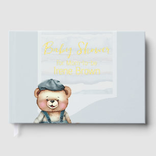 Charming Casual Baby Shower Guest Book