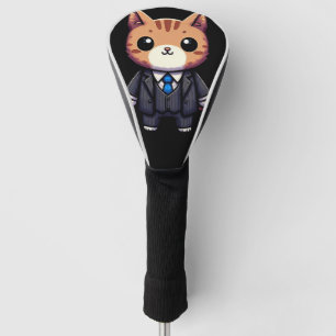 Charming Cat Boss Golf Head Cover