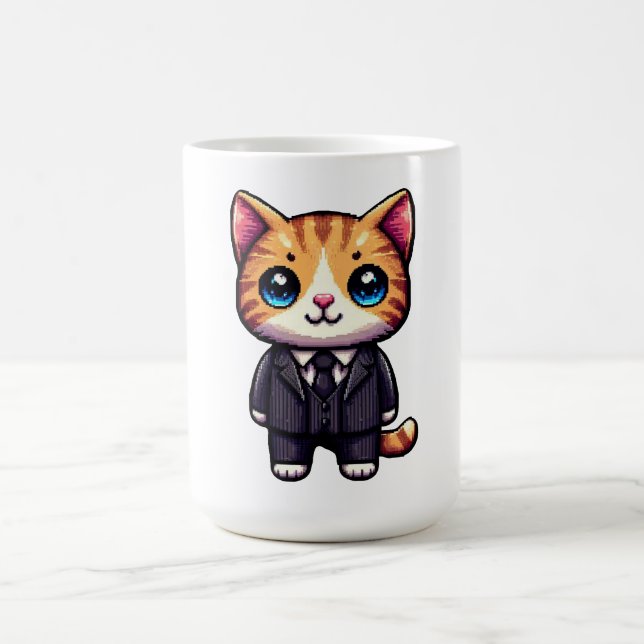 Charming Cat Executive Coffee Mug (Center)