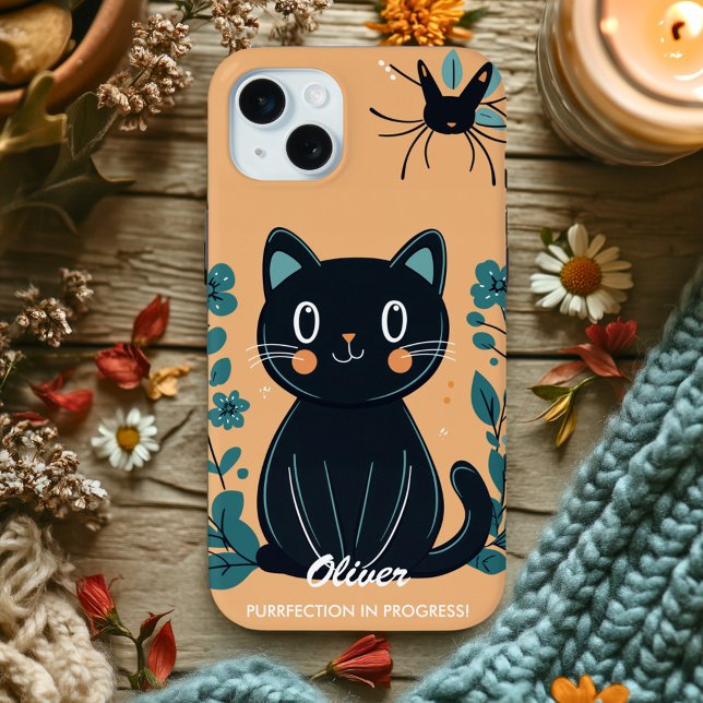 Charming Cat Vibes - Cosy & Cute Charm Case-Mate iPhone Case (Creator Uploaded)