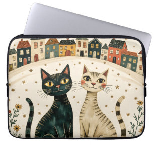 Charming Cats Laptop Sleeve