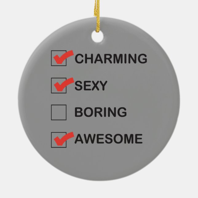 Charming Ceramic Tree Decoration (Back)