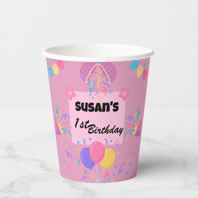 Charming Cherry Blossom Paper Cup (Front)