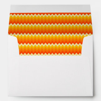Charming Chevron Pattern Modern Envelopes