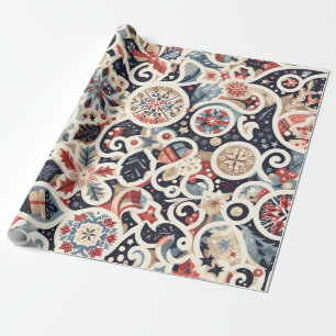 Charming Christmas Motifs n2 Wrapping Paper