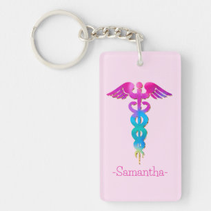 Charming & Colourful Medical Logo Design Key Ring