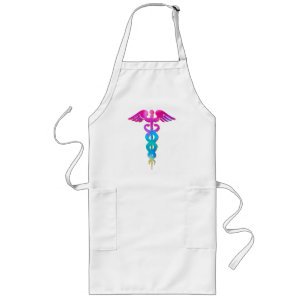 Charming & Colourful Medical Logo Design Long Apron