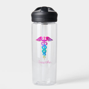 Charming & Colourful Medical Logo Design Water Bottle