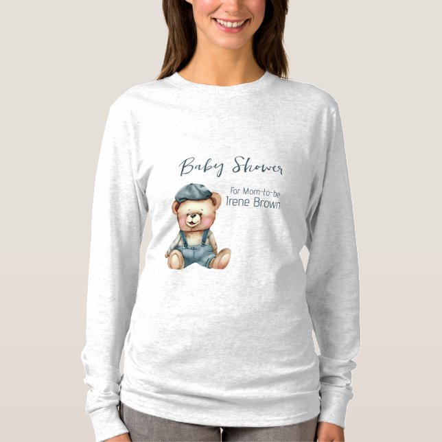 Charming Cosy Baby Shower T-Shirt (Front)