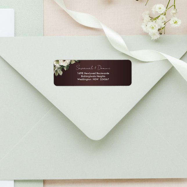 Charming Cottage Roses on Marsala Wedding  (Creator Uploaded)