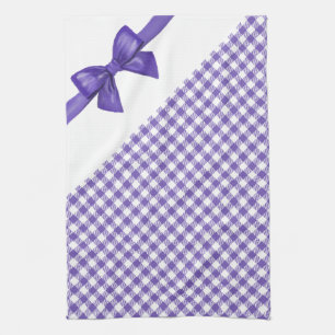 Charming Culinary Comedy: The Purple Vichy Tea Towel