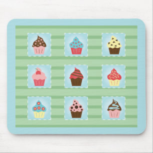 Charming Cupcakes Mouse Pad