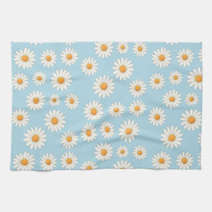 Charming Daisy Floral Kitchen Towel