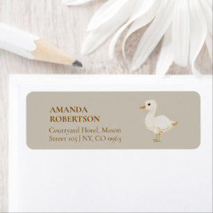 Charming Duck Address Labels