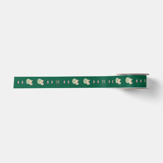 Charming Easter Bunny Ribbon Satin Ribbon (Front)