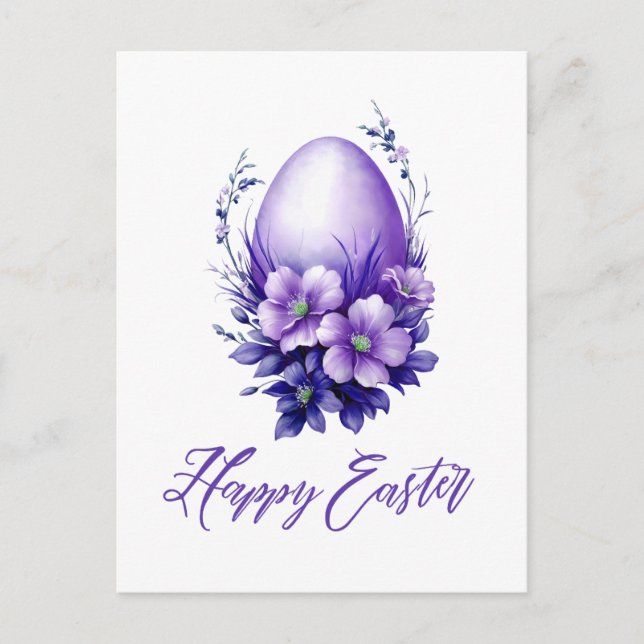 Charming Easter Egg Postcard (Front)